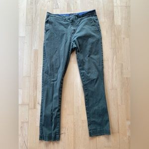 Jachs NY Olive Chinos - Size 36 - Slim Fit
